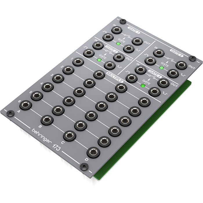 BEHRINGER Eurorack için Efsanevi Analog Dörtlü Kapı ve Çoklu Modül